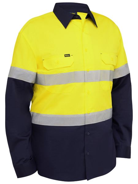 Bisley - Taped Hi Vis Ripstop Vented Shirt - BS6495T