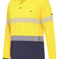 KingGee Mens Workcool Hyperfreeze Spliced Polo Long Sleeve Taped - K54225