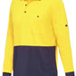 KingGee Mens Workcool Hyperfreeze Spliced Polo Long Sleeve - K54235