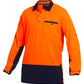 KingGee Mens Workcool2 Spliced Polo Long Sleeve - K54840