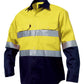 KingGee Mens Reflective Spliced Drill Shirt Long Sleeve - K54315