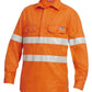 KingGee Shieldtec FR Full Hi-Visibility Closed Front Long Sleeve Shirt With FR Tape - Y04150