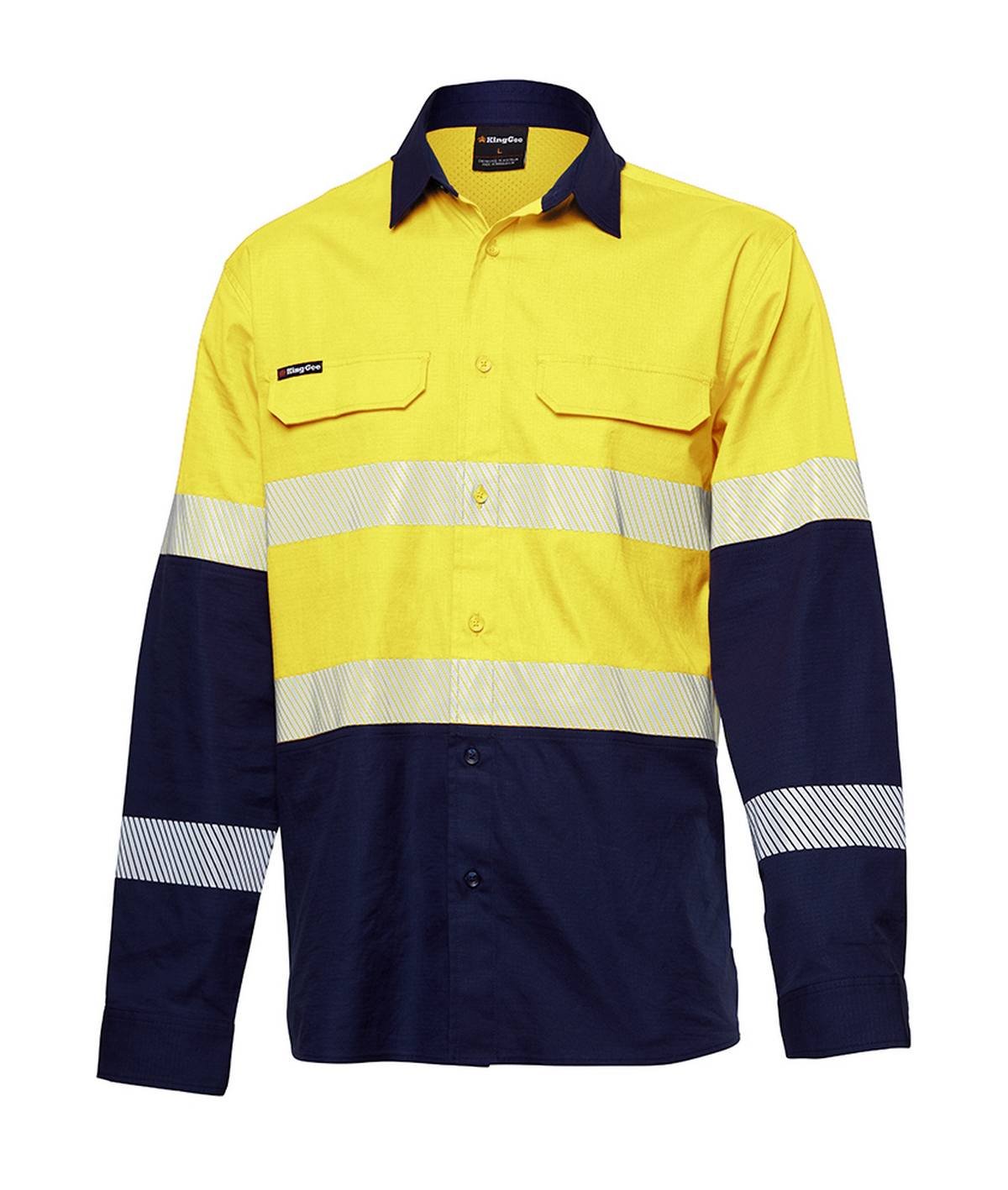 KingGee Mens Workcool Pro Bio Motion Shirt Long Sleeve - K54028