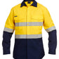 KingGee Mens Workcool2 Hi Vis Reflective Spliced Shirt Long Sleeve - K54880
