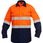 KingGee Mens Workcool2 Hi Vis Reflective Spliced Shirt Long Sleeve - K54880