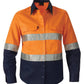 KingGee Womens Reflective Spliced Drill Shirt Long Sleeve - K44532