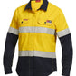 KingGee Womens Shieldtec FR Hi-Visibility Two Tone Open Front Long Sleeve Shirt With FR Tape - Y04050