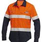KingGee Womens Shieldtec FR Hi-Visibility Two Tone Open Front Long Sleeve Shirt With FR Tape - Y04050