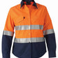 KingGee Workcool2 Womens Hi Vis Ref Spliced Shirt Long Sleeve - K44544