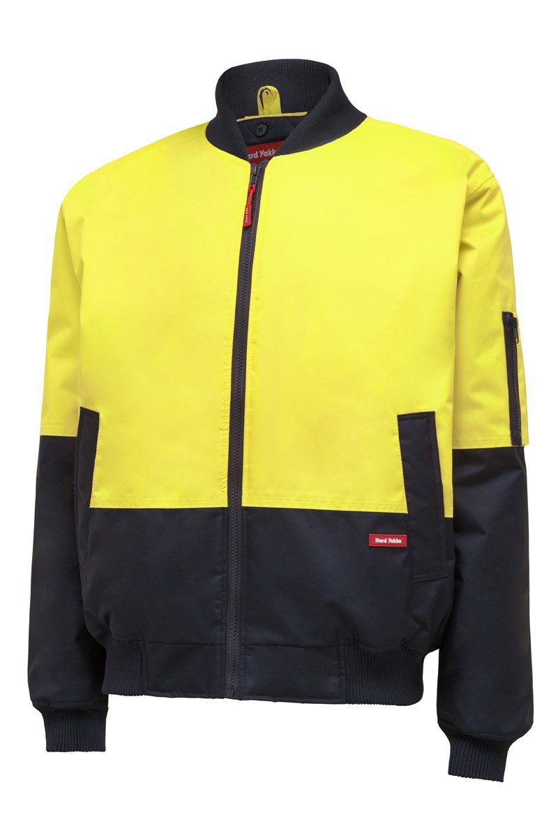 Hard Yakka Hi-Visibility 2Tone Bomber Jacket - Y06670