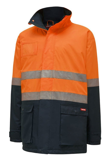 Hard Yakka Hi-Visibility 2Tone Quilted Jacket With Tape - Y06685