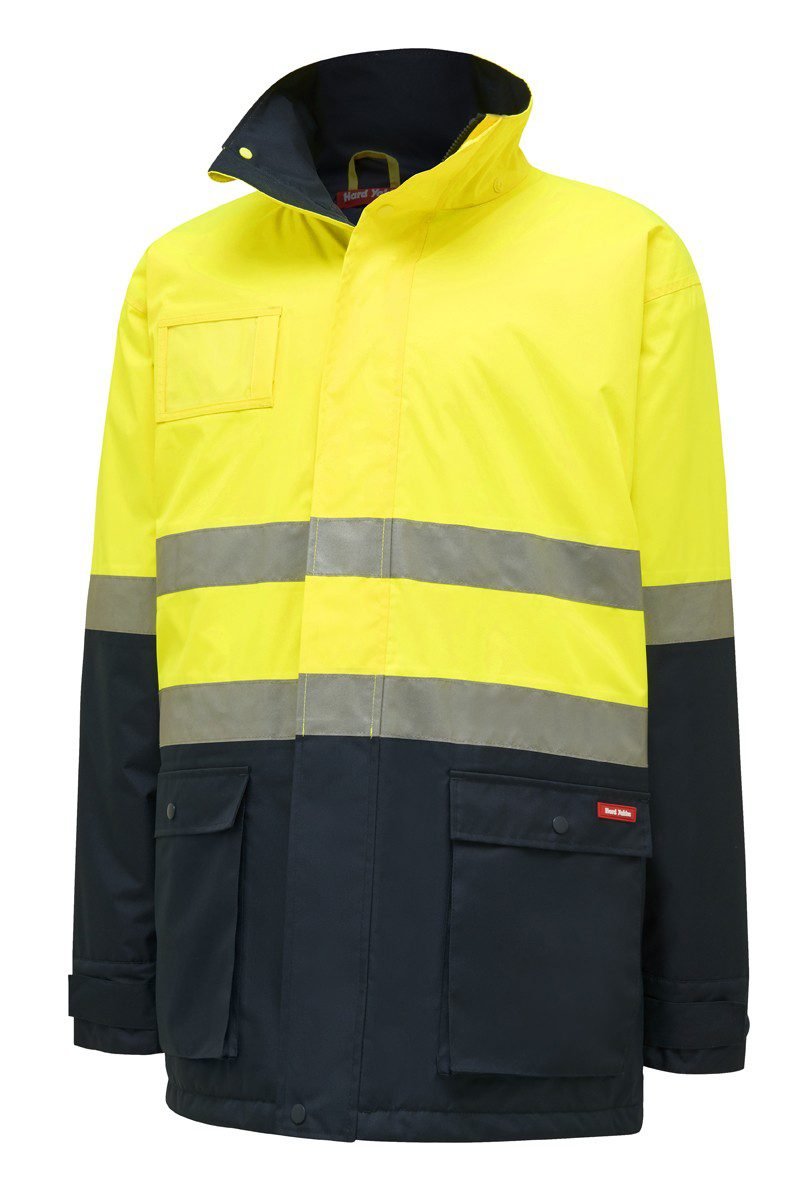 Hard Yakka Hi-Visibility 2Tone Quilted Jacket With Tape - Y06685