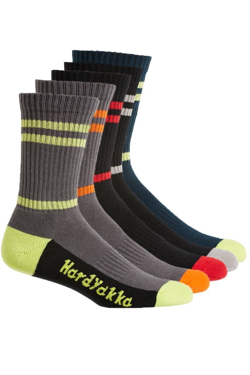 Hard Yakka Cotton Crew  Work Sock 5 Pack - Y20035