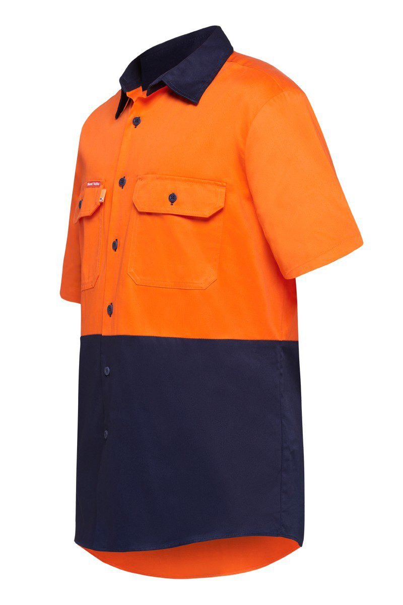 Hard Yakka S/Sl L/Weight Drill 2 Tone Ventilated Shirt - Y04620