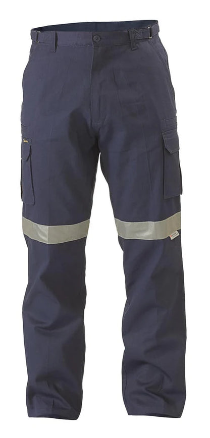 Bisley BPC6007T 8 Pocket Cargo Pants 3M Reflective Tape