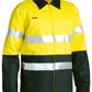 Bisley BK6710T 2 Tone Hi Vis Drill Jacket 3M Reflective Tape