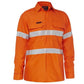 Bisley BS8439T Apex 185 Taped Hi Vis FR Ripstop Vented Shirt