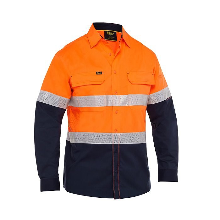 Bisley BS6491T X Airflow™ HiVs Taped Stretch Ripstop Shirt