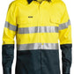Bisley BT6456 Two Tone HiVis 3M Reflective Tape L/S Shirt