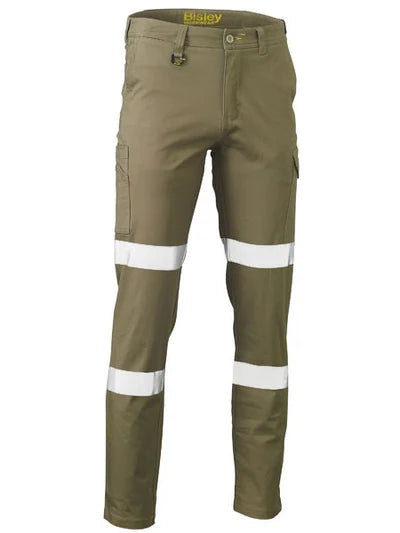 Bisley BPC6008T Taped Biomotion Stretch Cotton Drill Cargo Pants