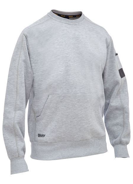 BK6723 - Work Fleece Crew Neck Jumper - Bisley