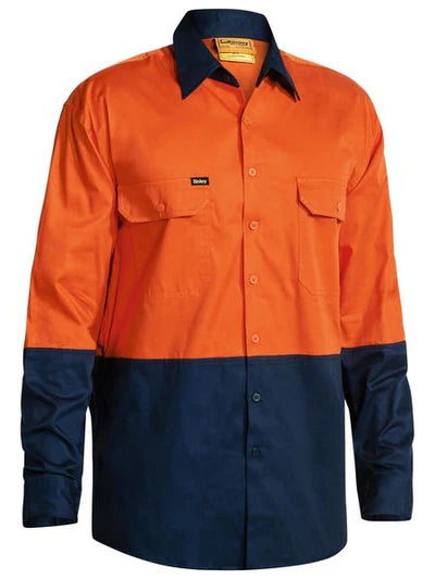 Bisley BS6895 Cool Vent Two Tone Lightweight L/S Shirt