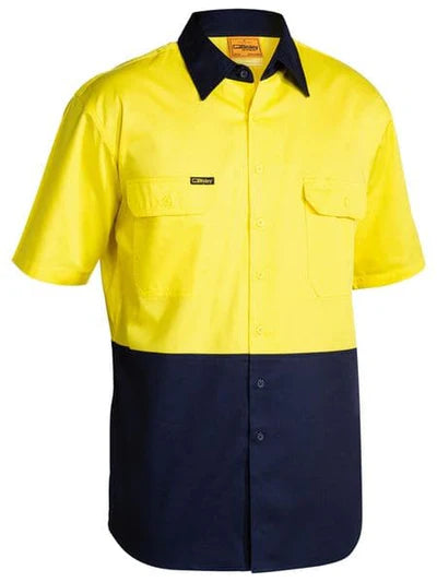 Bisley BS1895 Two Tone Cool Lightweight Drill Shirt Short Sleeve