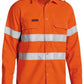 Bisley BS8081T Tencate Tecasafe® Plus Taped Hi Vis FR Vented Long Sleeve Shirt