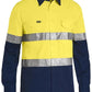 Bisley BS6696T Mens Taped Cool L/S HiVis Shirt