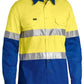 Bisley BS6696T Mens Taped Cool L/S HiVis Shirt