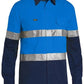 Bisley BS6696T Mens Taped Cool L/S HiVis Shirt