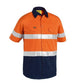 Bisley BS1896 3M Taped Two Tone Hi Vis Lightweight Short Sleeve Drill Shirt