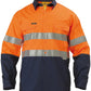 Bisley BS6896 Mens L/S Taped Hi Vis Cool Lightweight Shirt