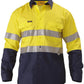 Bisley BS6896 Mens L/S Taped Hi Vis Cool Lightweight Shirt