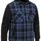 Bisley - Contrast Check Hooded Shirt- BJ6708