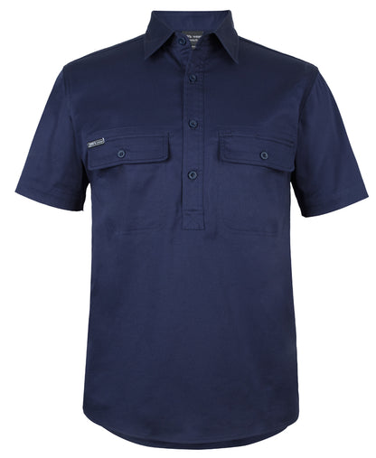 6WKCS - JB's S/S Stretch Close Front Work Shirt - Jb's Wear