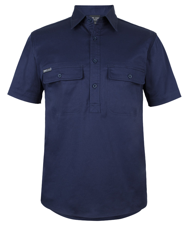6WKCS - JB's S/S Stretch Close Front Work Shirt - Jb's Wear