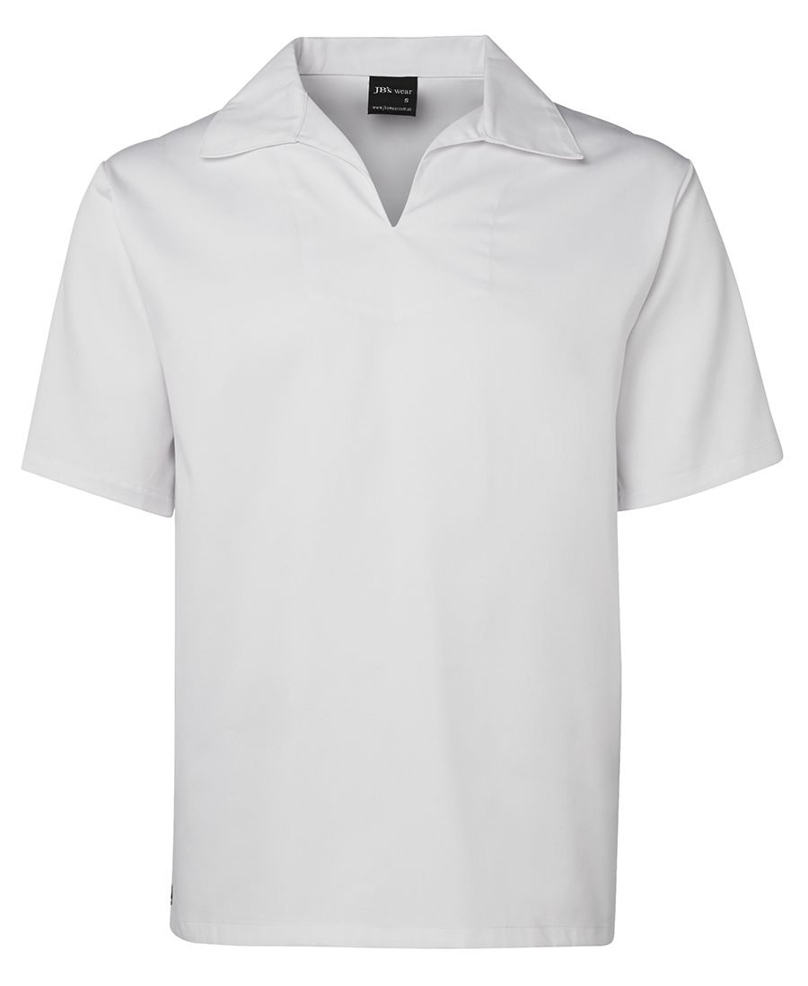 JB's FOOD JERKIN S/S WHITE