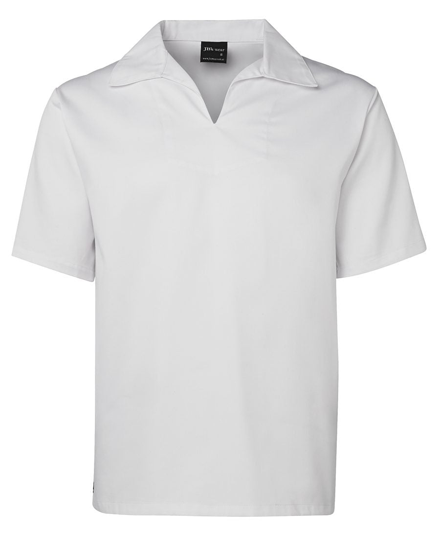 JB's FOOD JERKIN S/S WHITE