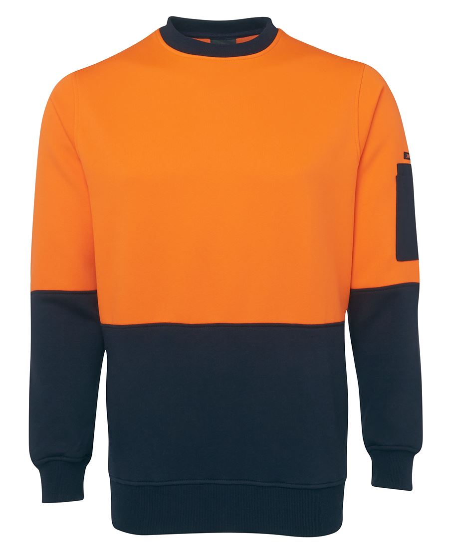 JB's Hi Vis Fleecy Crew - 6HVCN