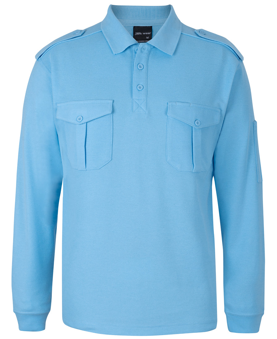 Jb's L/s 250 Epaulette Polo - 210EL
