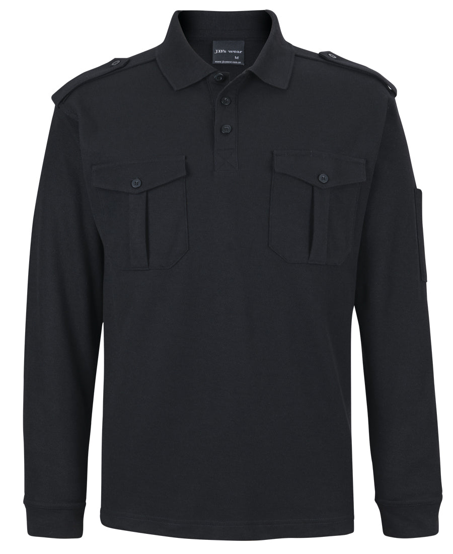 Jb's L/s 250 Epaulette Polo - 210EL