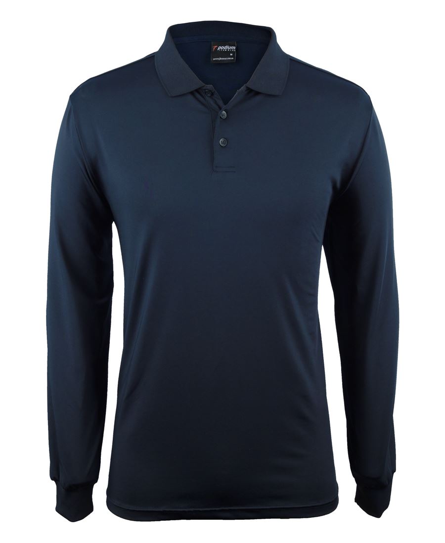 JB's  Podium L/S Stretch Polo - 7STL