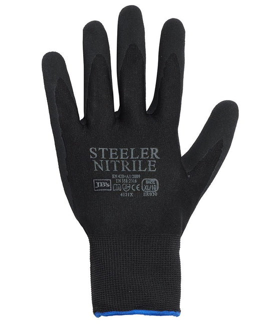 JB's Steeler Sandy Nitrile Glove (12 Pack) - 8R030