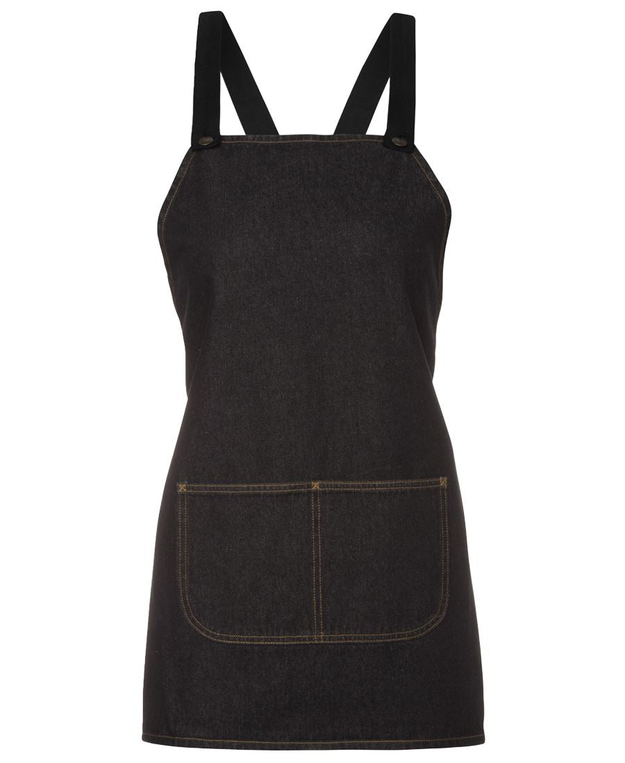 JB's Cross Back 65x71 Bib Denim Apron (without Straps) - 5ACBB