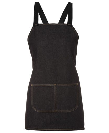 JB's Cross Back 65x71 Bib Denim Apron (without Straps) - 5ACBB