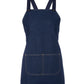 JB's Cross Back 65x71 Bib Denim Apron (without Straps) - 5ACBB