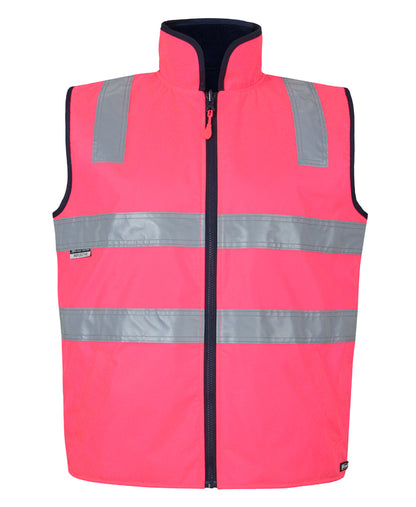 6D4RV - JB's Hi Vis 4602.1 (D+N) Reversible Vest - Jb's Wear