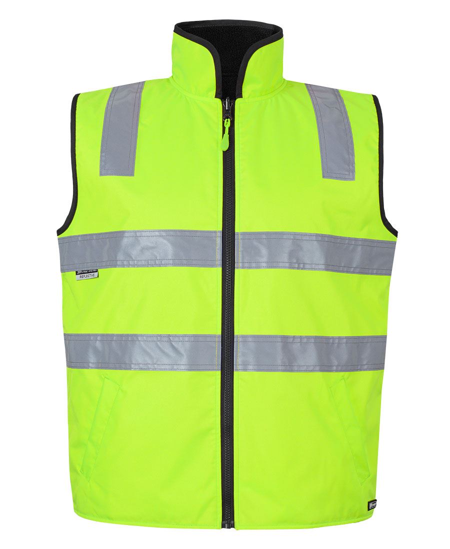 6D4RV - JB's Hi Vis 4602.1 (D+N) Reversible Vest - Jb's Wear