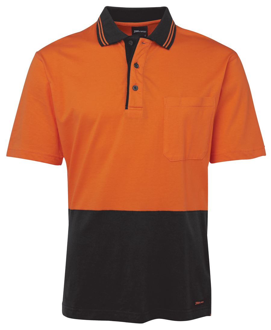 JB's Hi Vis S/S Cotton Polo - 6CPHV